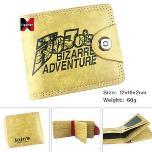 Carteras <span class=keywords><strong>JOJO</strong></span> Bizarre Adventure, tarjetero de anime, monedero para hombres y mujeres, carteras cortas de cuero con cremallera y bolsillo para monedas - Product Image 5
