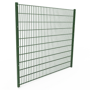 Hot Sales Germany PVC Coated Double Rod Mat Twin Wire Panel Fence Sport Fence Usage Heat Treated Wood for Gardens