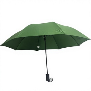 Proveedor de Paraguas Metálicos Clásicos YLF ALT, Personalización OEM ODM, Paraguas Promocional Plegable de Dos Secciones, Regalo Empresarial Verde, Paraguas Publicitario - Product Image 2