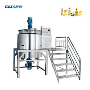 CYJX Best Price Cosmetic Homogenizer Mixer Shampoo Detergent Liquid Soap Making Machine Mixing Tank