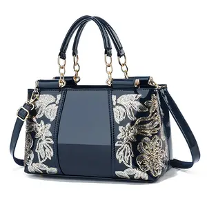 Fashion female elegant leather tote bags women handbags ladies shoulder hand bag for women luxury