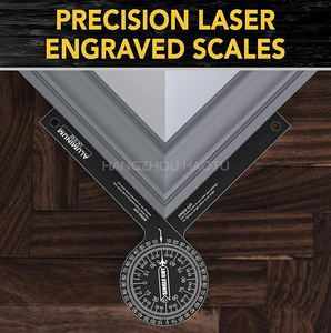 <span class=keywords><strong>360</strong></span> derece siyah ahşap alüminyum <span class=keywords><strong>Metal</strong></span> gönye testere İletki gönye kesim - Product Image 3