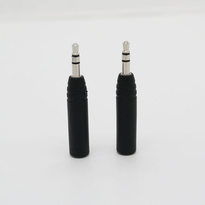 Adaptateur audio 3,5 mm quatre pôles femelle vers trois pôles mâle pour téléphone portable, connecteur ABS noir - Product Image 3