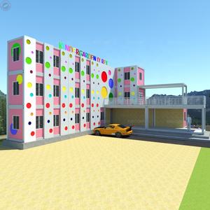 Nuevos Edificios Modulares Resistentes al Viento para Guarderías y Jardines de Infancia, Casas Prefabricadas para Preescolar - Product Image 1