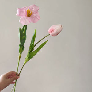 Fleur de tulipe artificielle de haute qualité, fleur décorative artificielle au toucher réaliste, bourgeon de tulipe en PU pour la décoration d'événements et de fêtes - Product Image 2