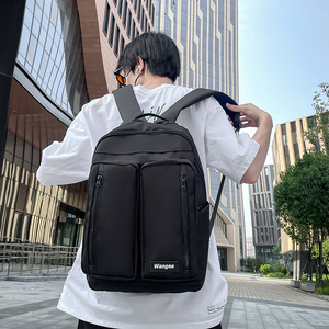 Zaino Unisex per Laptop Traspirante di Grande Capacità, Multifunzionale per Studenti e <span class=keywords><strong>Viaggi</strong></span>, Tinta Unita - Product Image 3