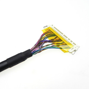 Fabrieksdirect aangepaste LVDS-kabel DF20-30DS-1C naar FI-X30HL 30-pins 1,0 mm pitch connector kabel, aangepaste draaddikte & kleur - Product Image 2
