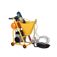 Machine à pulvériser de mastic imperméable multifonctionnelle, matériau mince ignifuge, polyuréthane, pâte de ciment JS, peinture au latex, apprêt