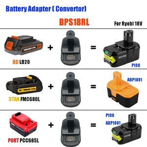 Convertisseur de batterie BPS18RL pour Black & Decker pour Stanley pour Porter câble 20V batterie au Lithium convertir en batterie Ryobi 18V Ni-MH - Product Image 2
