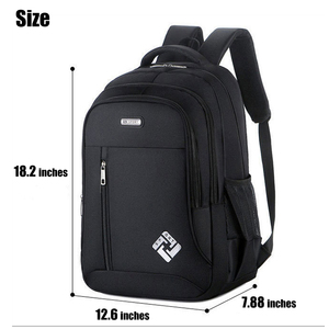 Youk Biểu Tượng Tùy Chỉnh Công Suất Lớn Không Thấm Nước Trường Du Lịch Ba Lô Thể Thao Phong Cách Kinh Doanh Máy Tính Xách Tay Túi Cho Trẻ Em Dây Kéo Đóng Cửa - Product Image 3