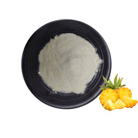 Échantillons gratuits d'additifs alimentaires, poudre d'enzyme de bromélaïne d'ananas en poudre d'extrait de plante en poudre de complément alimentaire
