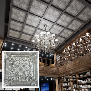 Trần gạch tấm Châu Âu Faux tin sơn tuổi tác phẩm nghệ thuật không thấm nước cách âm chống cháy cải thiện nhà khách sạn sử dụng cổ - Product Image 2