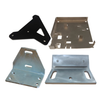 Composants d'emboutissage en tôle OEM avec fabrication industrielle pour supports en U en acier inoxydable, aluminium et galvanisé