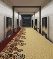 Tapis en polypropylène commerciaux pour salles de billard et couloirs d'hôtels, style européen, motif floral, adaptés à la maison