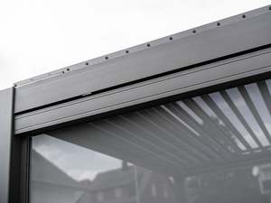 Persianas Enrollables Exteriores Resistentes al Viento, Persianas Exteriores Motorizadas con Sistema de Cremallera, Persianas Eléctricas para Terraza - Product Image 5