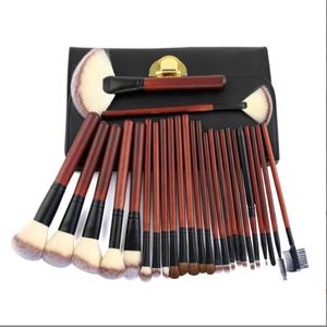 FYD, juego <span class=keywords><strong>de</strong></span> brochas <span class=keywords><strong>de</strong></span> maquillaje profesional <span class=keywords><strong>de</strong></span> 26 piezas, base Kabuki a la moda, mezcla <span class=keywords><strong>de</strong></span> pelo sintético en negro con logotipo personalizado - Product Image 1