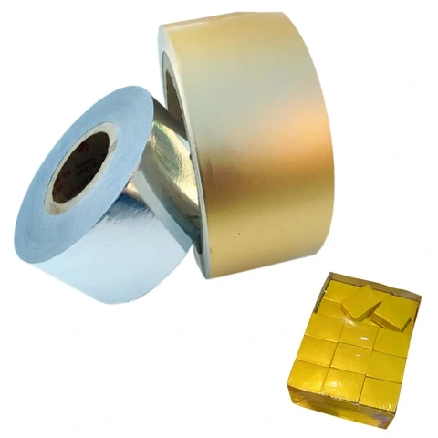 Papier d'aluminium de beurre imprimé emballage alcool préparation mat