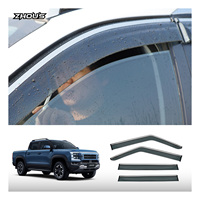 Deflectores de Ventana Laterales ABS Duraderos y a Medida, Visores de Sol y Protectores de Lluvia para Ventanas Laterales de Byd Shark 6