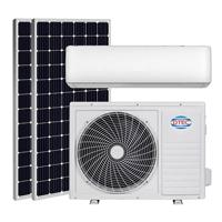 Climatiseur mural hybride solaire 9000 Btu et 12000 Btu de type split pour usage domestique
