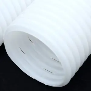 Landscaping Highway And Railway Underground Infiltration Drainage HDPE Perforated Corrugated Drain Pipes