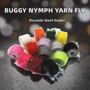 Material de acero de alto carbono para atado de moscas (buggy nymph, mayfly, caddis, stonefly, wet nymph, streamer's body) y línea de pesca de trucha - Product Image 6