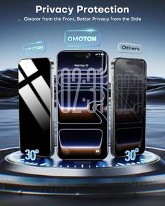 Protectores de Pantalla para Celular con Privacidad OEM/ODM, Cristal Templado 9H con Pegamento Completo para iPhone 18 Pro 18 Pro Max - Product Image 2