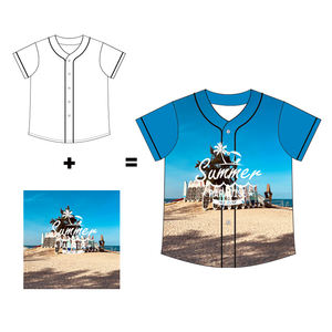 Personalizable Adultos Dry Flex Béisbol Satén Jersey Reversible Sublimación Impresión Transpirable Anti-UV Antibacteriano Poliéster - Product Image 2