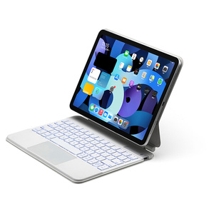 Nouveau clavier intelligent sans fil BT avec rétroéclairage RVB et interrupteurs à ciseaux pour tablette IOS <span class=keywords><strong>iPad</strong></span> Pro 11 et Air4 <span class=keywords><strong>10</strong></span>.9 avec USB-C et portée de <span class=keywords><strong>10</strong></span> m - Product Image 3