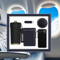 Ensemble cadeau d'affaires : Haut-parleur, batterie externe, clé USB métallique, tasse thermique pivotante de type C, clavier, bon prix