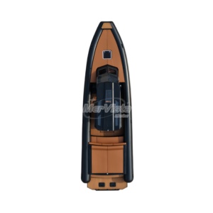 Bote de Aluminio <span class=keywords><strong>con</strong></span> Casco Rígido de 34 pies, RHIB Orca Hypalon, Bote Inflable <span class=keywords><strong>con</strong></span> Casco de Aluminio para Crucero <span class=keywords><strong>con</strong></span> Doble Motor Fuera de Borda de 300 HP - Product Image 6