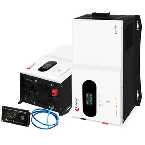 Pengisi daya Inverter tenaga surya, gelombang sinus murni 1300 Watt 3,6 kW 1kW 6KW, pengisi daya industri 4000 W 2000 W 12VDC ke 230vac untuk sistem daya Dc