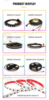 Shiji Individuellement Adressable 12V GS8208 5050 BGR pixel led bande lumineuse 30 Leds 60Leds 72Leds 96Leds 144Leds/Mètre