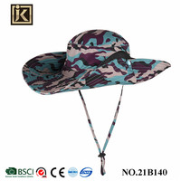 Topi Matahari Musim Panas untuk Pria Wanita, Perlindungan UV Tepi Lebar Topi Ember Bernapas Dapat Dikemas Kustom Topi Boonie untuk Memancing