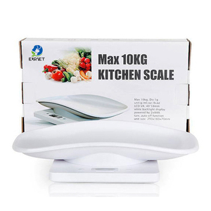 Balance numérique portable <span class=keywords><strong>pour</strong></span> petits animaux EUR VET, 10 kg/1 g, écran LCD rétroéclairé, <span class=keywords><strong>pour</strong></span> chiens, chats, lapins, hamsters, usage vétérinaire à domicile, blanche - Product Image 3