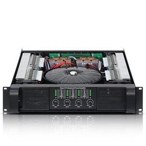 Amplificador de Potencia de 4 Canales Clase H de Alta Calidad EIF AG 1500, Carcasa Metálica de 4/8 Ohmios para DJ y Actuaciones en Escenario, Venta al Por Mayor de Fábrica OEM - Product Image 2