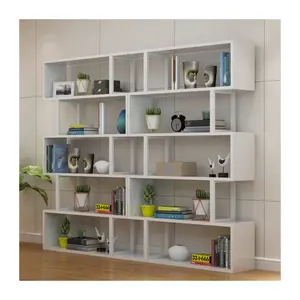 Kainice Entire store custom desktop bookshelf book shelf cabinet bookshelves wall modern storage shelves for hotel