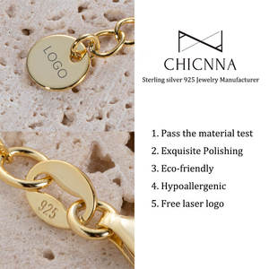 Pulsera <span class=keywords><strong>de</strong></span> trébol <span class=keywords><strong>de</strong></span> cuatro hojas <span class=keywords><strong>de</strong></span> <span class=keywords><strong>oro</strong></span> <span class=keywords><strong>de</strong></span> 18K, abalorios <span class=keywords><strong>de</strong></span> diseñador <span class=keywords><strong>de</strong></span> Plata <span class=keywords><strong>de</strong></span> Ley 925 para pulseras, pulseras impermeables sin deslustre a granel - Product Image 4