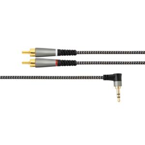 1M 3,5 milímetros <span class=keywords><strong>RCA</strong></span> Áudio Y Splitter Cabo com PVC Jacket Gold-Plated Masculino 2RCA para Smartphones MP3 Players Tablets - Product Image 2