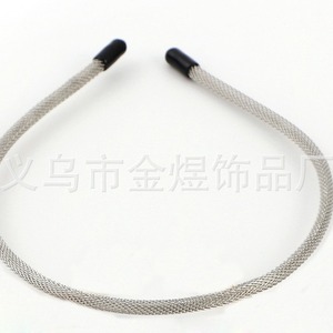 แถบคาดศีรษะโลหะสีทึบรูปคลื่น HB0021สวมใส่ได้ทุกวัน - Product Image 2