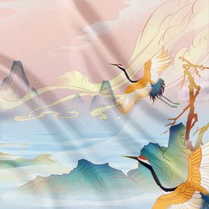 Pañuelos de Seda para Mujer, Pañuelo de Cabeza de Seda Suave, Pañuelo de Seda Personalizado con Logotipo, Accesorio Elegante para Viajes, Influencers de Moda - Product Image 2