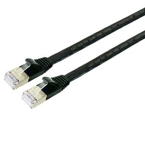 Cable de conexión Cat7, 3 m, negro, velocidad, blindaje, ideal para redes Gigabit y transmisión de datos rápida. - Product Image 2