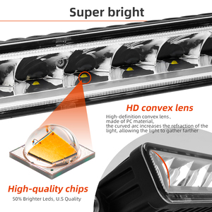 Manufacturer <strong>Small</strong> Size High Brightness IP68 Barra Led 24V 12V 7'' 14 Inch Truck Off Road 4x4 Car Grille Led <strong>Light</strong> <strong>Bar</strong> - Product Image 2