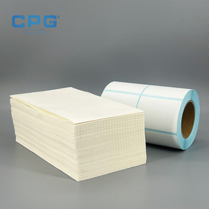 Etiqueta Térmica Directa Impermeable y Resistente al Aceite de 100x150mm 135gsm, Precio de Fábrica, Etiqueta de Envío Térmica Internacional para Paquetes 4x6 - Product Image 1