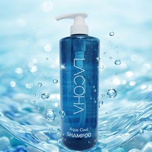 Shampooing Aqua Cool Lacoha à la menthe poivrée, au menthol et à l'acide salicylique, formule rafraîchissante et légère 2 en 1 pour cheveux gras, purification du cuir chevelu - Product Image 2