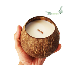 Bol à bougie à la noix de coco/bol en coquille de noix de coco pour bougie avec matériau de haute qualité pour la décoration à la maison, au restaurant, à l'hôtel - Product Image 4