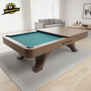 Mesa de Billar Multifuncional de Lujo Moderna de la Más Alta Calidad para Uso Doméstico, 3 en 1, Convertible, de Madera Sólida, con Tablero de Comedor - Product Image 6