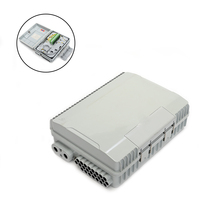 Boîte de distribution optique de fibre de noyau d'Unionfiber FTTH 24 IP65 imperméabilisent la boîte fixée au mur extérieure de terminaison de fibre optique de 24 ports