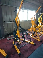 Rack de squat chargé de plaques pour la maison, extension de boucle de jambe, entraînement à levier, système de poulie d'haltérophilie, machine multi-gym