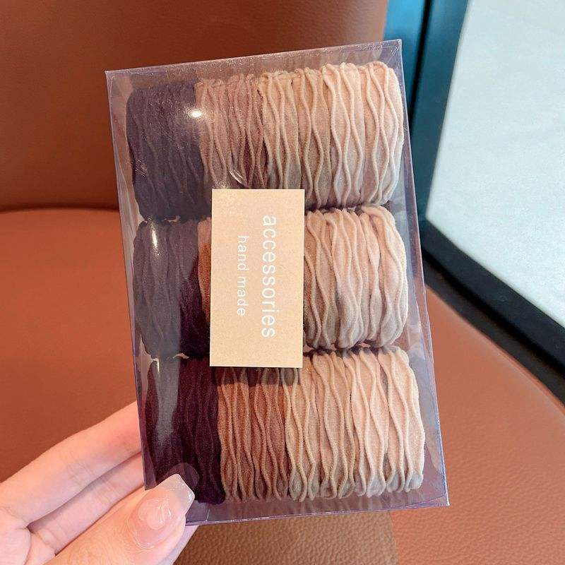 6คลื่นไล่ระดับสีสีกาแฟ24ชิ้น