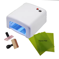 Machine à tamponner en caoutchouc polymère 36W, machine à tamponner UV en polymère